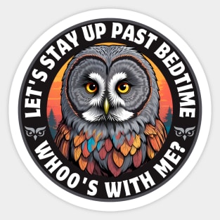 Great Grey Owl Sticker